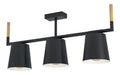 Plafonnier Noir et Dore a presence elegante et lumiere agreable 40W