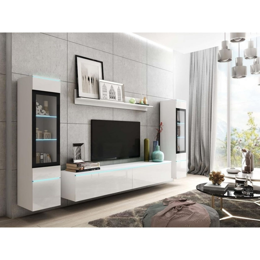 Buffets, credences et vaisseliers avec tiroirs reglable noir variante 2352