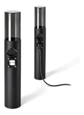Luminaire Noir et Gris au style moderne avec conception fonctionnelle IP44 E27