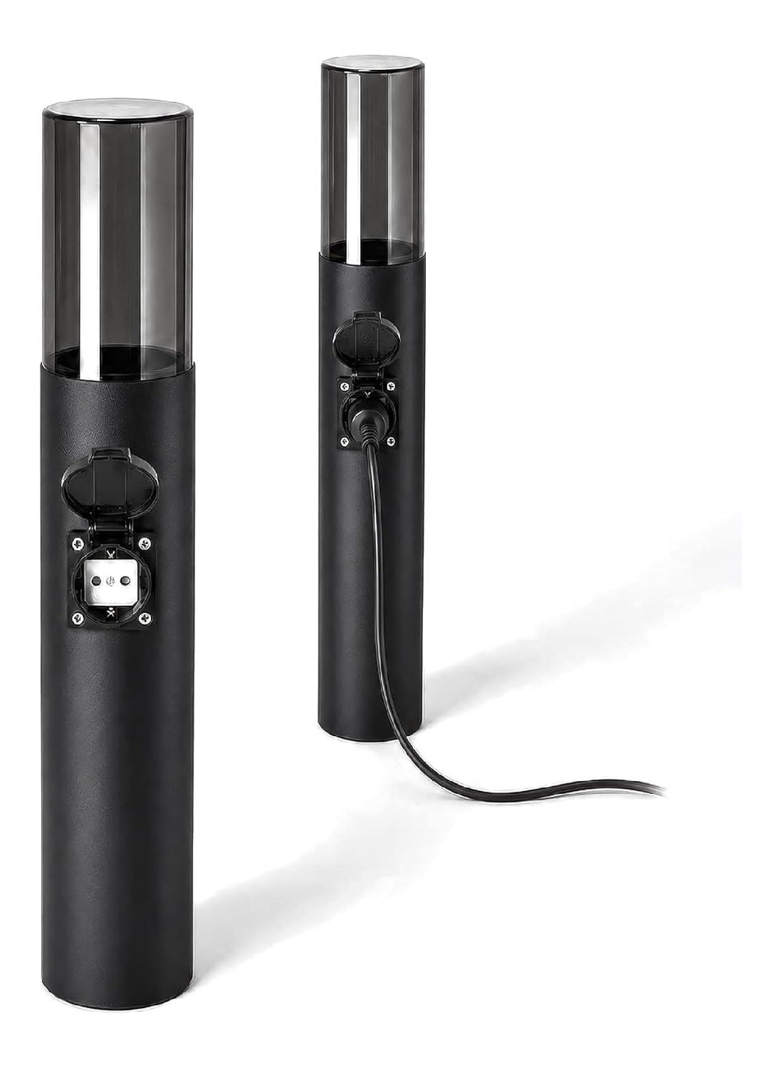 Luminaire Noir et Gris au style moderne avec conception fonctionnelle IP44 E27