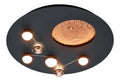 Solution lumineuse Noir et Blanc au dessin sobre en format plafonnier GB-7218