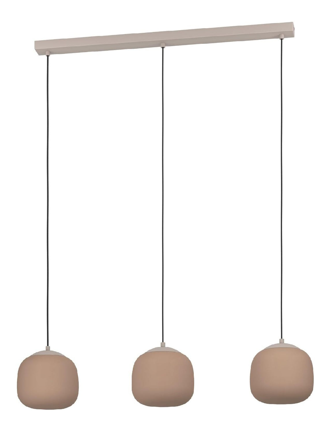 Eclairage Noir contemporain en version suspension 40 W E27