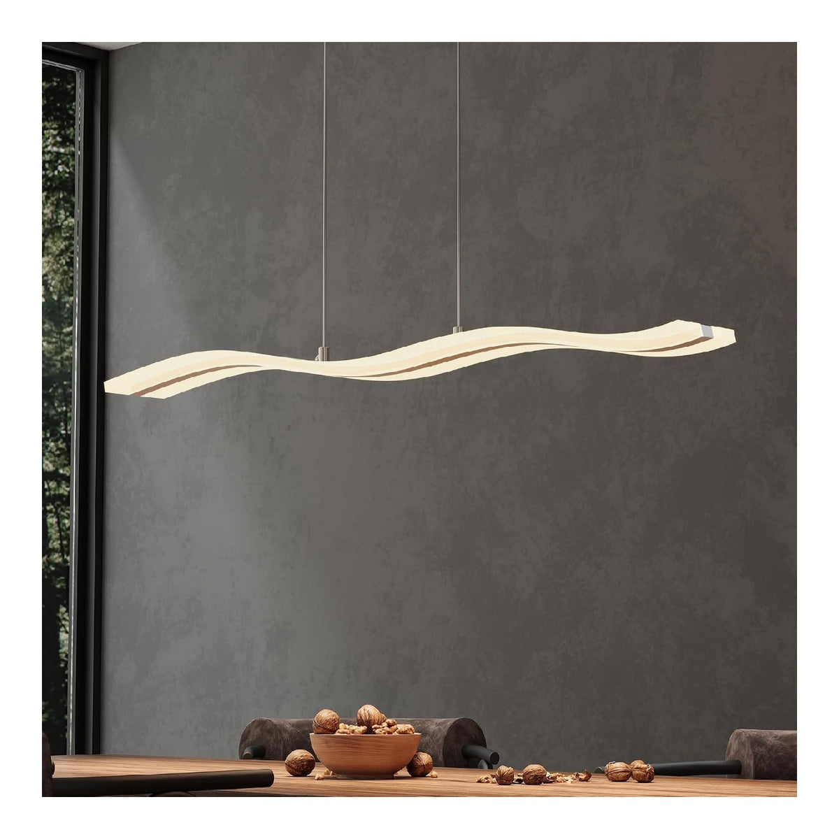 Suspension Blanc et Ambre au style moderne avec conception fonctionnelle 20W 3000K