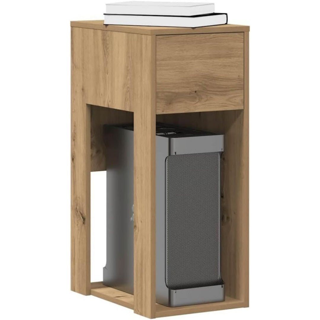 Buffets hauts avec tiroirs reglable naturel