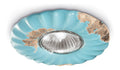 Spot de plafond decoratif Bleu avec diffusion lumineuse harmonieuse IP20 GU10