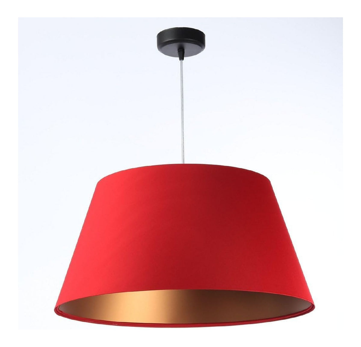 Eclairage Rouge et Cuivre contemporain en version suspension 60 W IP20