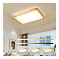 Plafonnier Ambre et Marron a presence elegante et lumiere agreable 38W 6000K