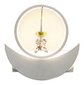 Solution lumineuse Blanc et Ambre au dessin sobre en format applique murale PS-4323