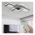 Plafonnier decoratif Noir et Blanc avec diffusion lumineuse harmonieuse 59W 6500K