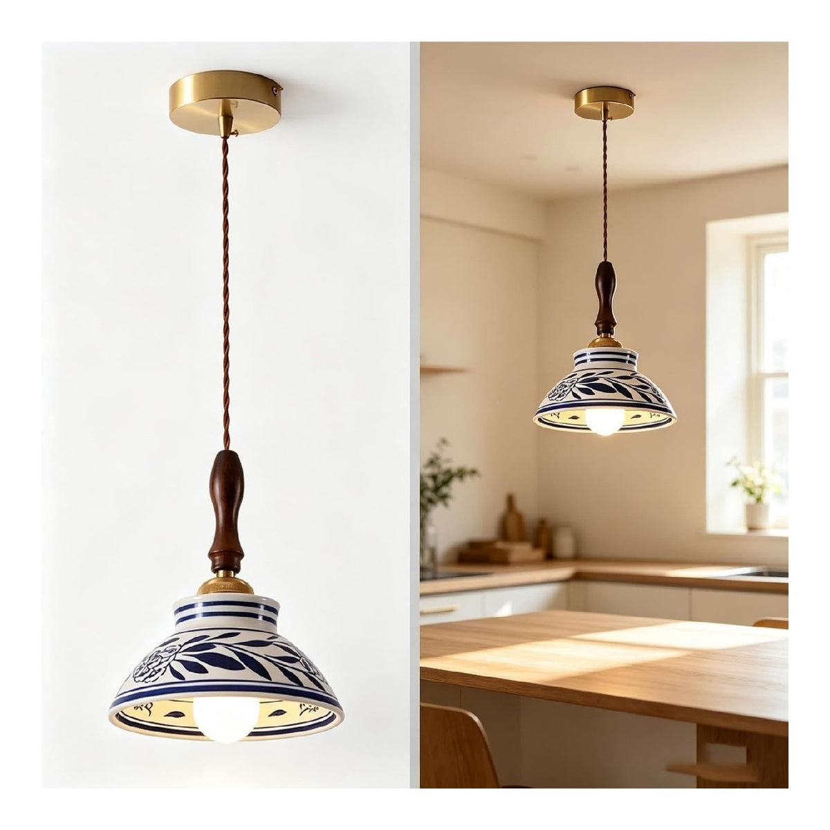 Suspension Noir aux lignes epurees avec eclairage confortable 40 W