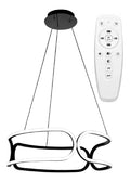Luminaire Noir et Blanc a silhouette graphique de type suspension 6P-5666