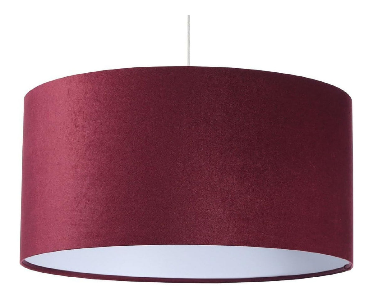 Luminaire Blanc et Rouge a silhouette graphique de type suspension 60 W IP20 57-8335