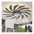 Lustre Noir et Blanc a presence elegante et lumiere agreable 4R-1760
