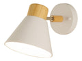 Eclairage Blanc et Dore contemporain en version applique murale 40 W E27