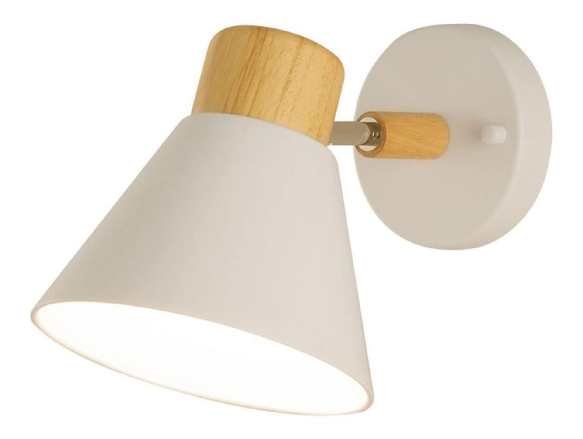 Eclairage Blanc et Dore contemporain en version applique murale 40 W E27