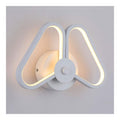 Applique murale Blanc et Ambre au style moderne avec conception fonctionnelle 16W
