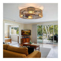 Lustre Ambre et Rouge au style moderne avec conception fonctionnelle 60 W E27