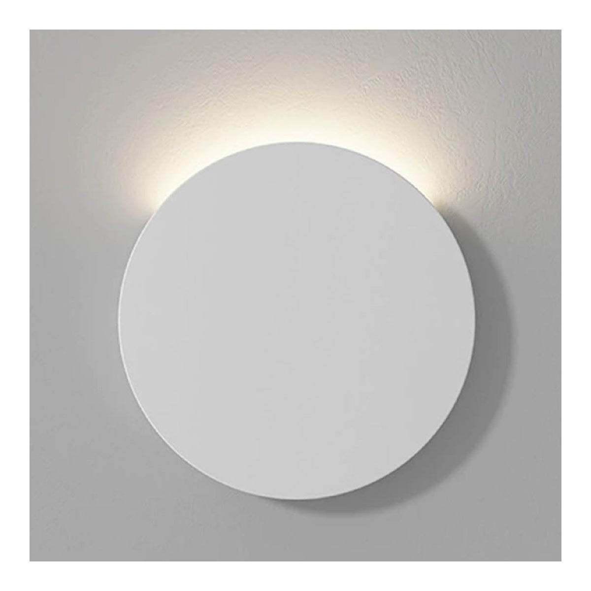 Applique murale Blanc et Ambre aux lignes epurees avec eclairage confortable 10 W