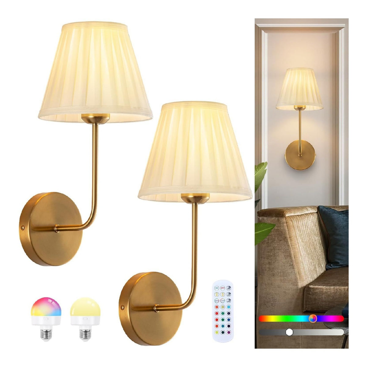 Applique murale Dore et Ambre au style moderne avec conception fonctionnelle 3000 K
