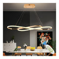 Eclairage Noir et Rouge contemporain en version suspension 57W