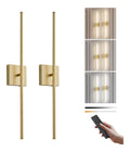 Solution lumineuse Dore et Ambre au dessin sobre en format applique murale 3000 K