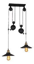Suspension Noir et Ambre au style moderne avec conception fonctionnelle E27 BC-7469