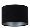 Suspension Noir et Argente a presence elegante et lumiere agreable 60 W IP20