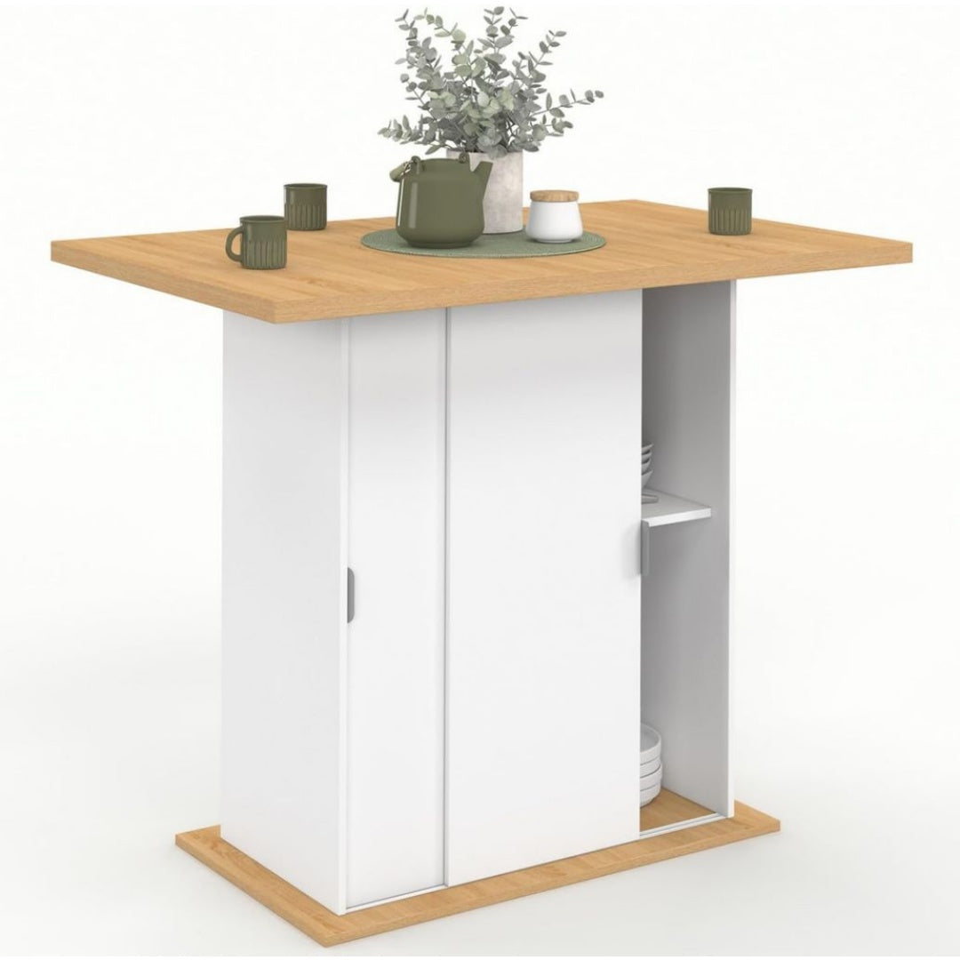 Armoires avec tiroirs finition bois noir variante 2322